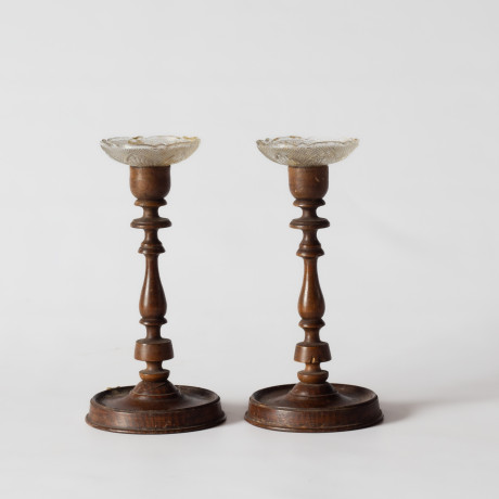 Candlstick - wooden _08